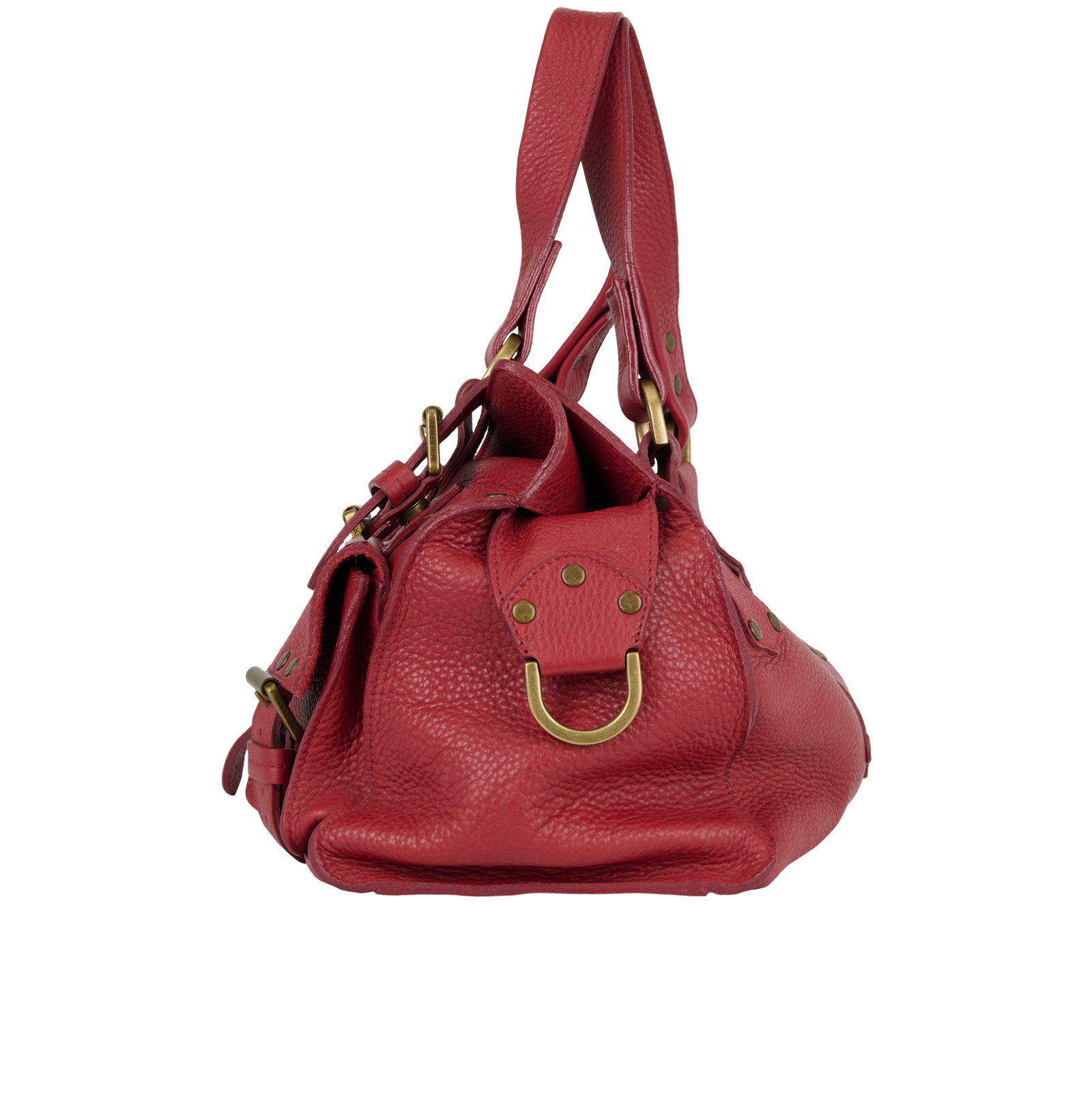 Roxanne, &pound;190, Handbags, Red, Leather, Bottom view
